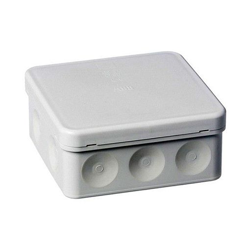 Коробка распаячная ОУ 104х104х40мм с крышкой 14 вводов IP55 (белая) Jussi (AP10) ABB