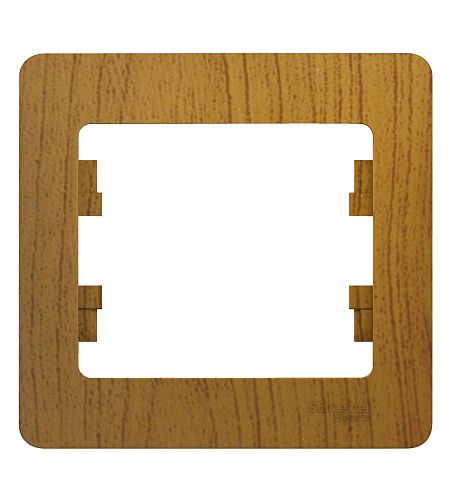 SE Рамка 1 постовая (дуб) (GLOSSA)