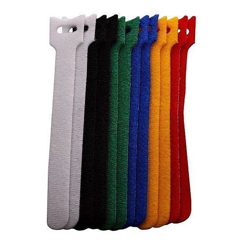 Набор хомутов на липучке MGT-210 (цветной) REXANT