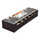 Блок зажимов контактный винтовой 6 пар 15А ТВ-1506L TDM Блок зажимов контактный винтовой 6 пар 15А ТВ-1506L TDM