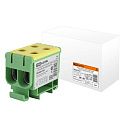 Клемма вводная силовая КВС 4 ввода 6-50мм2 (желто-зеленый) TDM