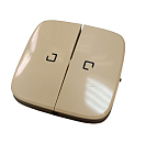 Клавиша выключателя 2кл с подсветкой (слоновая кость) Valena Allure Legrand (755226) УЦЕНКА