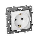 Розетка с заземлением с защитными шторками немецкий стандарт винтовые зажимы (белый) Etika Legrand/Daccord/ИЭК (672222) Розетка с заземлением с защитными шторками немецкий стандарт винтовые зажимы (белый) Etika Legrand/Daccord/ИЭК (672222)