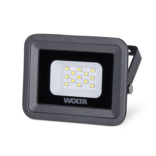 Прожектор светодиодный WFL-10W/06 10Вт 5700К 900Лм IP65 Wolta серый