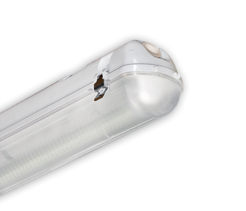Светильник люминесцентный накладной с рассеивателем ЛСП44 1х18-001 670х100х108мм ЭмПРА IP65 АСТЗ