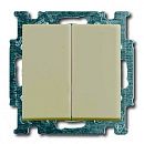 Переключатель 2кл 2006/6/6 UC-92 (слоновая кость) Basic 55 ABB (1012-0-2151)