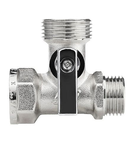 Кран трехпроходной 1/2х3/4х1/2 для стиральных машин  ГОСТ  MPF
