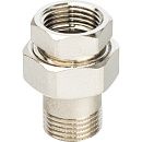 Разъемное никелированное соединение ВН 1/2" американка уплотнение под гайкой o-ring кольцо STOUT