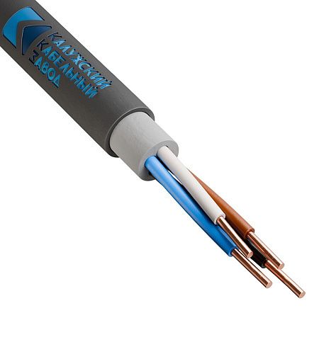 Кабель силовой ВВГзнг(А)-LS 4x25.0 мж-0.66 Калужский кабельный завод (ККЗ) (ГОСТ)