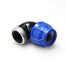 Отвод с внутренней резьбой 25x1/2" усиленный оцинкованный кольцом POELSAN 10008521