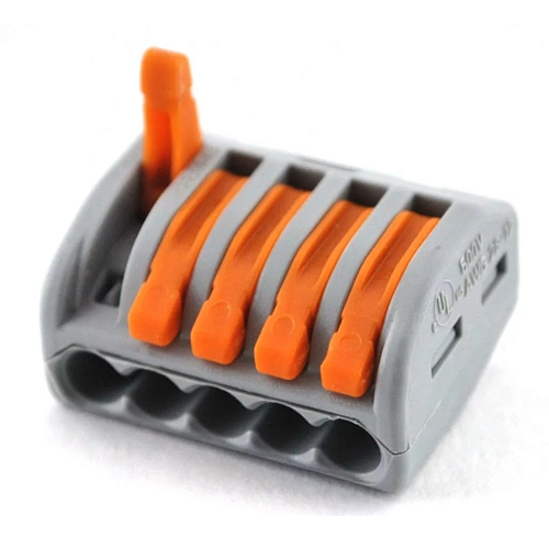 Клемма розеточная 5х2.5мм2 222-415 WAGO