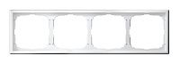 Рамка 4 поста универс. (белый) ARTGALLERY SE