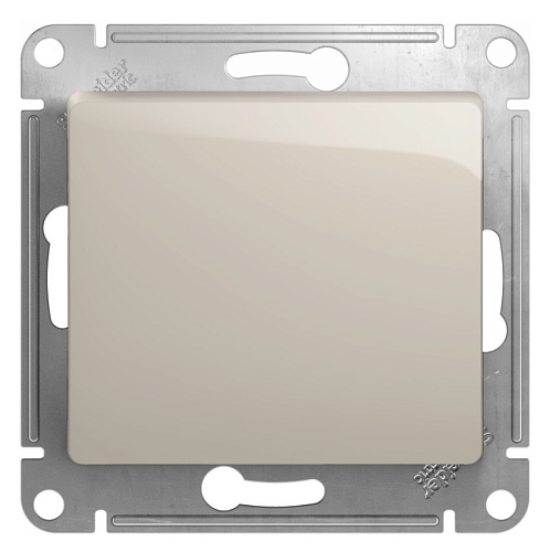 SE Выключатель 1 кл сх.1 10AX (молочный) (GLOSSA)