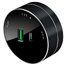 Розетка 2хUSB (тип А+С) 18Вт. 5В/3А (антрацит) MultiTrack SE