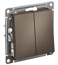 Переключатель 2кл перекрестный схема 7 10АХ (мокко) ATLASDESIGN SE