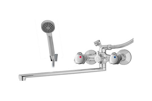 Смеситель ванна MELODIA Galant переключатель душа керамика дл. излив 330 мм MDV32141(Гарантия 7 лет)