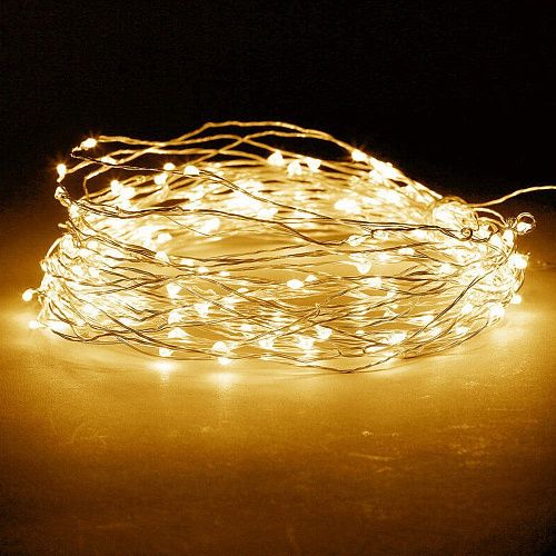 Гирлянда LED Капля 20м 8 режимов 230в прозрачный провод IP44