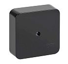 Коробка универсальная ОУ 80х80х25мм с крышкой IP40 (черная) ТУСО Ruvini