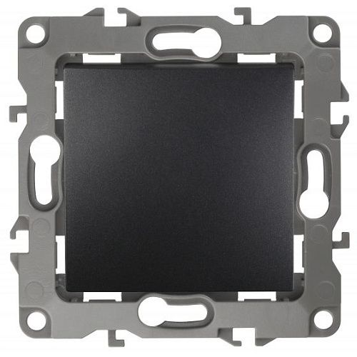 Переключатель 1кл на 2 направления 10АХ (антрацит) Эра12 ЭРА (12-1103-05)