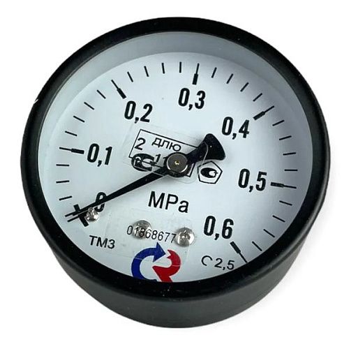 Манометр аксиальный 63мм 0-6 бар ТМ-310Т.00  1/4" РОСМА
