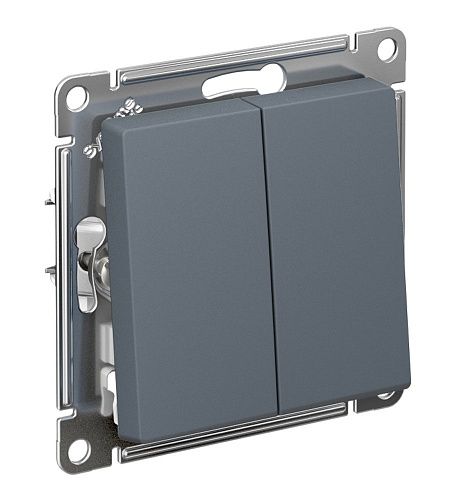 Выключатель 2кл сх.5.10АХ (грифель) ATLASDESIGN SE