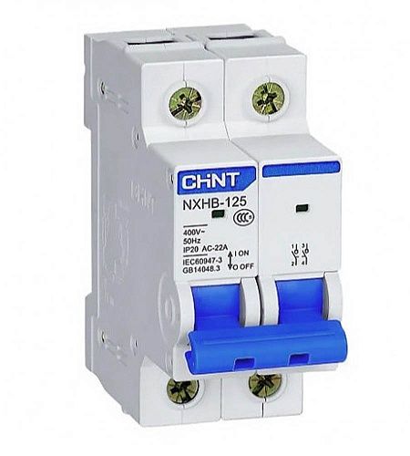 Выключатель нагрузки 2п 63А NH2-125 (R) модульный CHINT (401057)