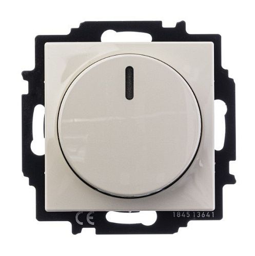 Светорегулятор поворотный 60-400Вт 2251 UCGL-92 (слоновая кость) Basic 55 ABB