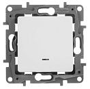 Выключатель 1кл с подсветкой (белый) Etika Legrand/Daccord/ИЭК (672203) Выключатель 1кл с подсветкой (белый) Etika Legrand/Daccord/ИЭК (672203)