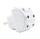 Разветвитель сетевой 5 гнезд 250В IP20 (белый) AY-KA