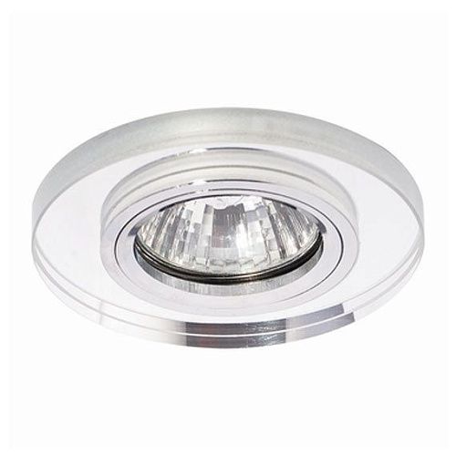 Светильник точечный неповоротный BOHEMIA 51 21 70 50Вт GU5.3 Ø95х10мм Øотв.60мм IP20 ITALMAC белое зеркало