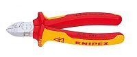 Кусачки боковые диэлектрические 160мм до 1000В с удалением изоляции KN-1426160 KNIPEX