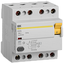 Устройство защитного отключения 4п 63А 30мА тип AC ВД1-63 KARAT ИЭК (MDV10-4-063-030) Устройство защитного отключения 4п 63А 30мА тип AC ВД1-63 KARAT ИЭК (MDV10-4-063-030)