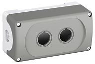 Корпус кнопочного поста МЕР2-0 на 2 элемента пластиковый ABB