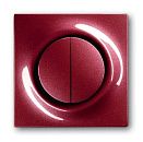 Клавиша для механизма 2кл выключателя/переключателя/кнопки 1785-777 (бордо/ежевика) Impuls ABB