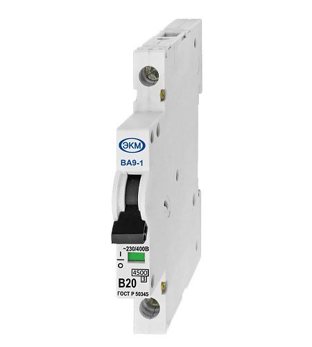 Авт. выкл. 1п C 20А 4.5kA ВА-9-1 9мм Меандр NEW!