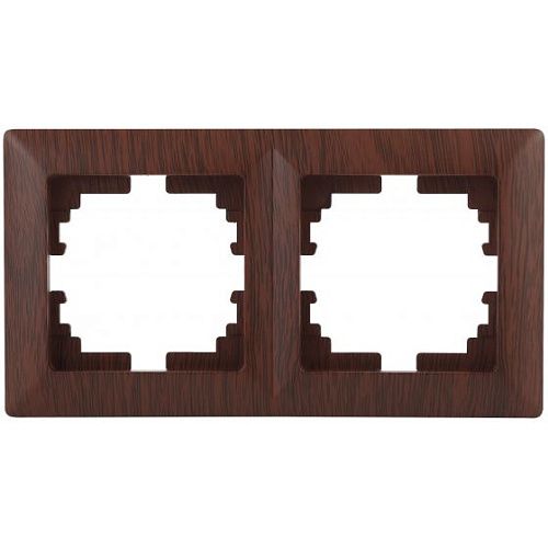 Рамка 2 поста (венге) Intro Solo ЭРА (4-502-10) 