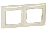 Рамка 2 поста горизонтальная (слоновая кость) Valena Classic Legrand/Daccord (774352) Рамка 2 поста горизонтальная (слоновая кость) Valena Classic Legrand/Daccord (774352)