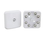Коробка разветвительная ОУ 42x42х21мм с крышкой 4 контакта для охранно-пожарной сигнализации КС-4 SLT