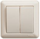 Выключатель СУ 2кл в сборе (слоновая кость) W59 (VS516-252-28) SE