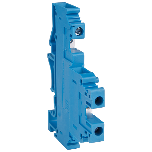 Клемма проходная двухъярусная OptiClip TB-2.5-2L-I-BU (синий) КЭАЗ