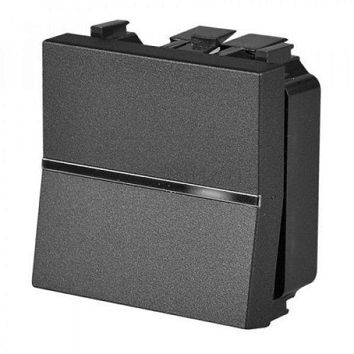 Механизм выключателя 1кл 2-модульный N2201 AN (антрацит) Zenit ABB