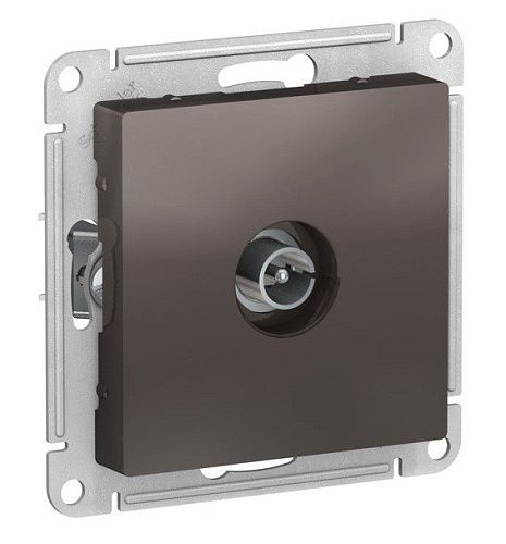 Розетка 1-я антенная ТВ коннектор (мокко) ATLASDESIGN SE