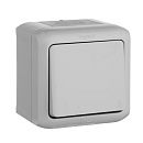 Выключатель 1кл 10А IP44 (серый) Quteo Legrand (782330)