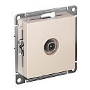 Розетка TV антенна коннектор (бежевый) ATLASDESIGN SE