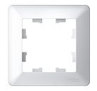 Рамка 1 пост (белый/дымч. белый) ATLASDESIGN AIR SE