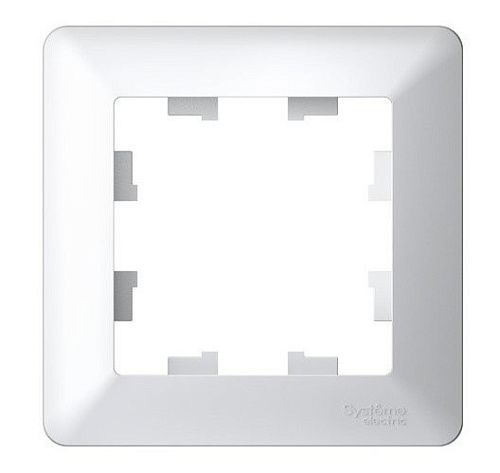 Рамка 1 пост (белый/дымч. белый) ATLASDESIGN AIR SE