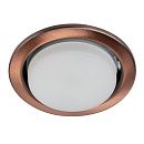 Светильник точечный неповоротный KL35 SC/1 (к) 220В GX53 Ø106мм Øотв.90мм IP20 ЭРА медь