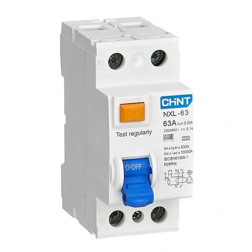 Устройство защитного отключения 1п+N 25А 30мА 6кА тип АС NXL-63(R) CHINT (280721)