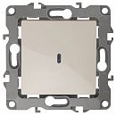 Выключатель 1кл с подсветкой 10АХ (слоновая кость) Эра12 ЭРА (12-1102-02) Выключатель 1кл с подсветкой 10АХ (слоновая кость) Эра12 ЭРА (12-1102-02)