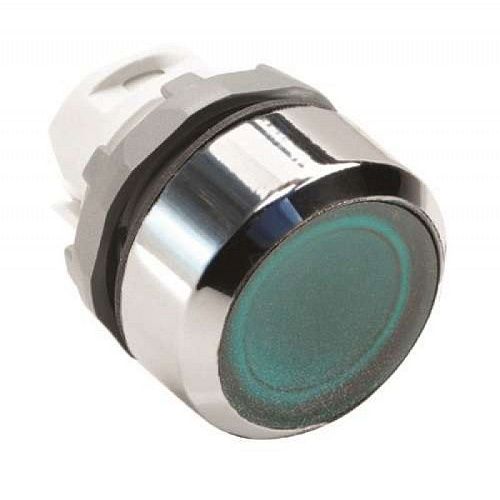 Кнопка MP2-21G (только корпус) с подсветкой с фиксацией (зеленый) ABB